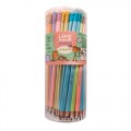 MP-L09 - Lápis Preto Perolado com Borracha Pastel
